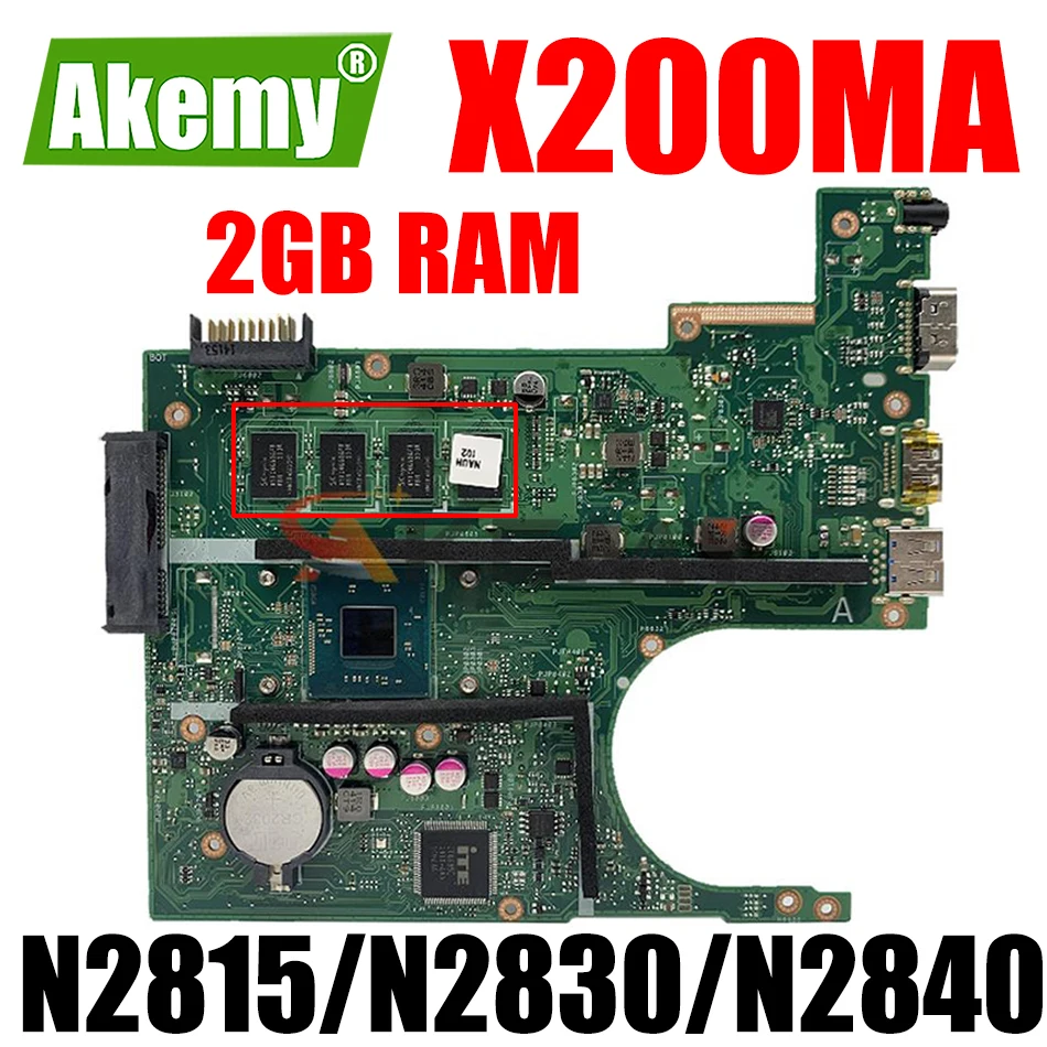 X200MA Notebook Doske pre ASUS X200MA F200MA X200M Notebook Doske N2830 N2840 N2930 N2940 N3530 N3540 CPU 2 GB RAM 4GB