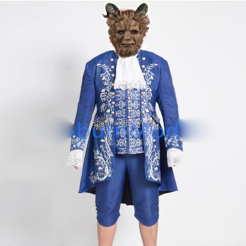 Film Kráska a Zviera Lefou Baer slúžka Princ Gaston Cosplay Kostýmy Mužov Oblečenie Halloween Karnevalové Oblečenie princ Kostým