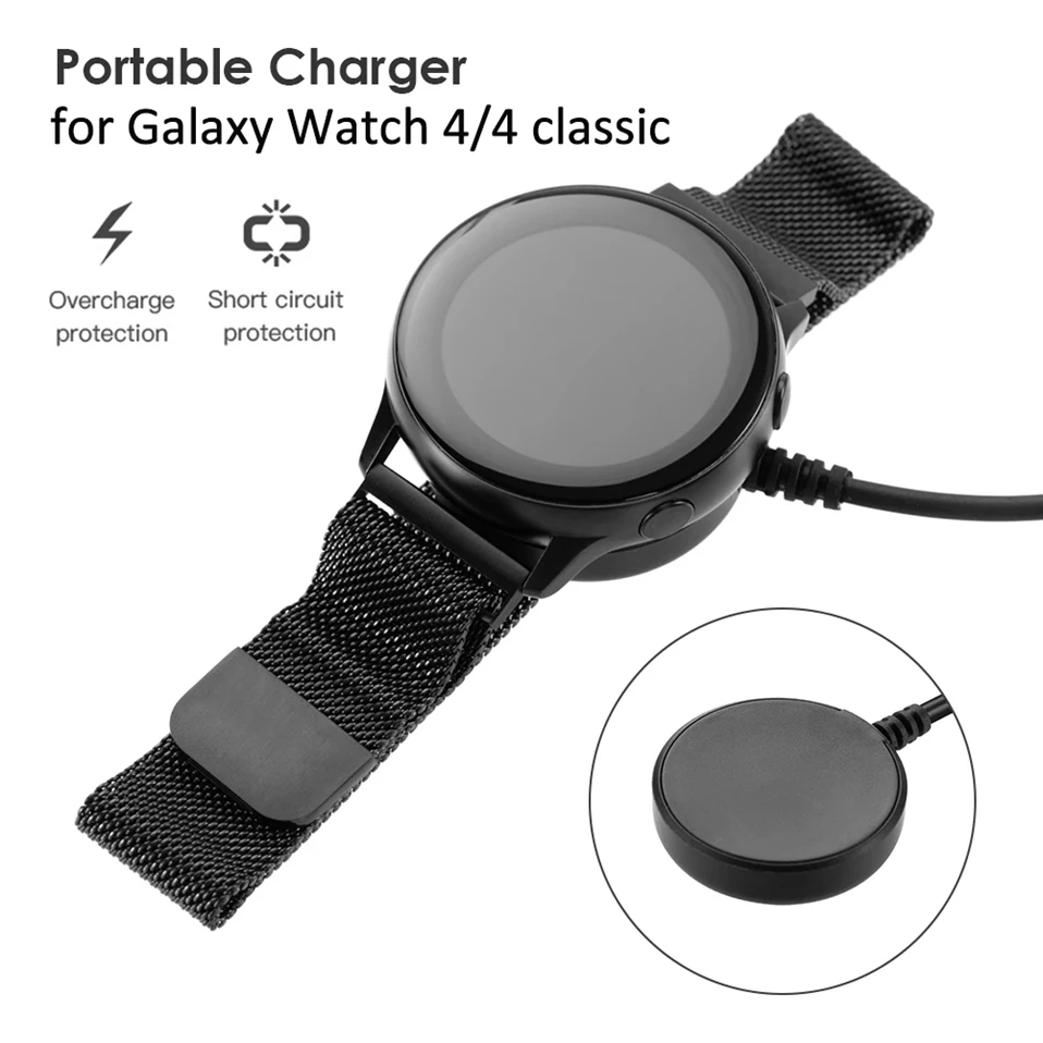 USB Nabíjací Kábel Pre Samsung Galaxy Watch 5 Pro 45mm, Sledujte 3 4 Classic 42mm 46 mm Aktívny 1 2 Dock Nabíjačku Adaptér, Stojan, Držiak