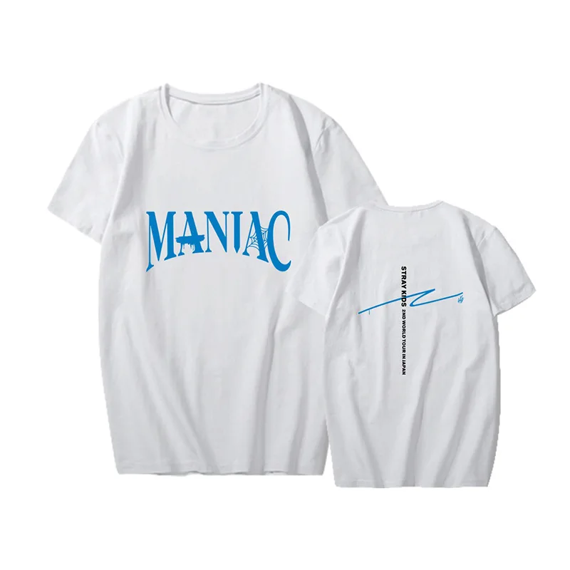 Túlavé deti MANIAK, t košele skz Svetové Turné v Japonsku t-shirt Bavlna prvotriednej Kvality Kpop Fanúšikov tees Obrázok 1 