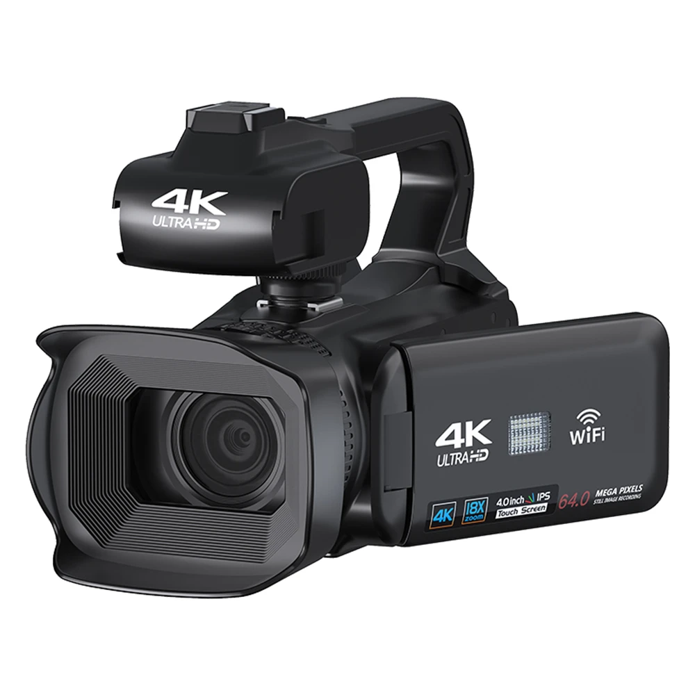 4K Kamery, Youtube Video Kamery Nahrávanie WiFi Digitálny Zoom 18X Prenosné 64MP Profesionálny Fotoaparát Streaming Auto Focus Obrázok 1 