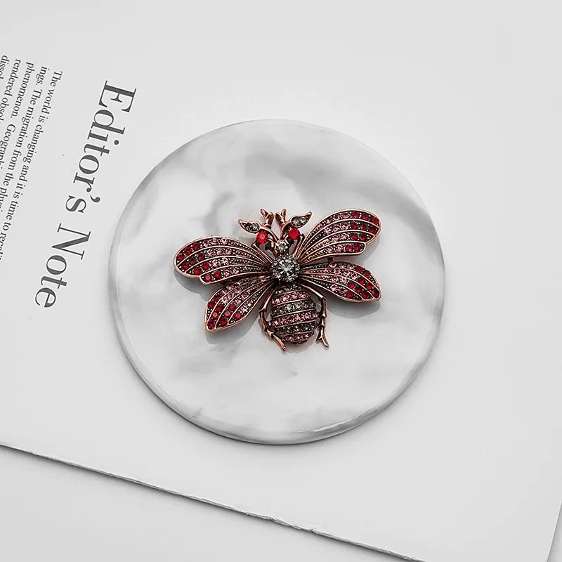 Nádherné retro móda hmyzu odkvapkávanie brošňa motýľ motýľ, včela brošňa brošňa príslušenstvo žena luxusné šperky Obrázok 1 