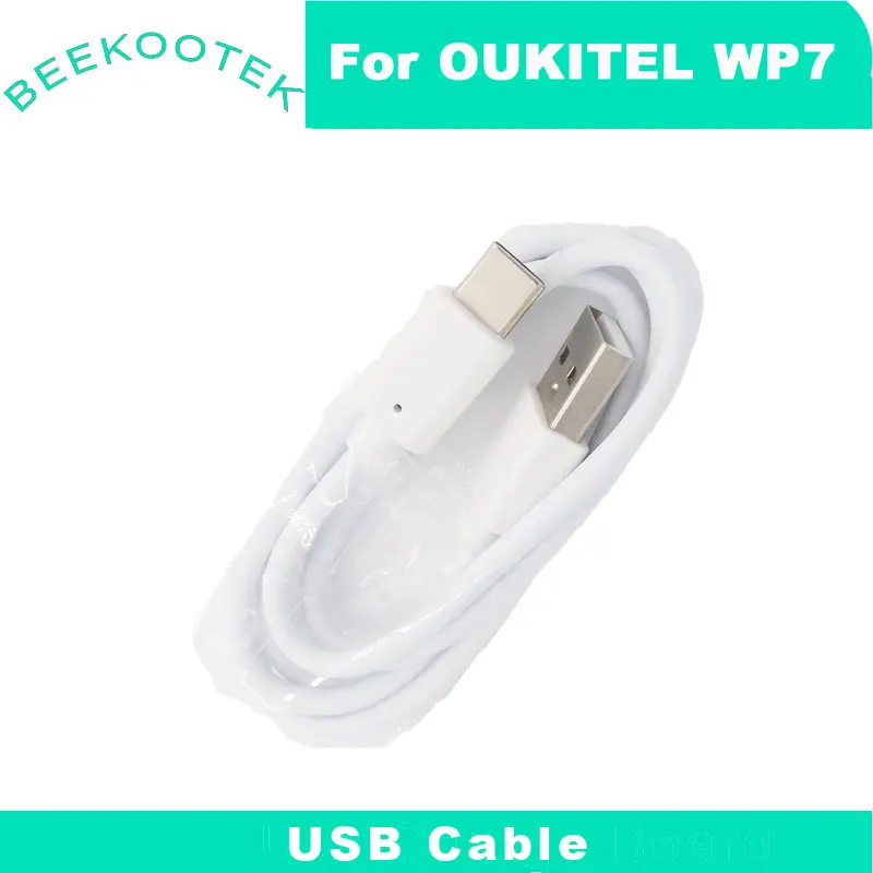 Nový, Originálny Oukitel WP7 Adaptérom pre Nabíjačku EÚ Zapojte Napájanie+USB Kábel Dátový Riadok Pre Oukitel WP7 6.53 Palcový Smartphone Obrázok 2 