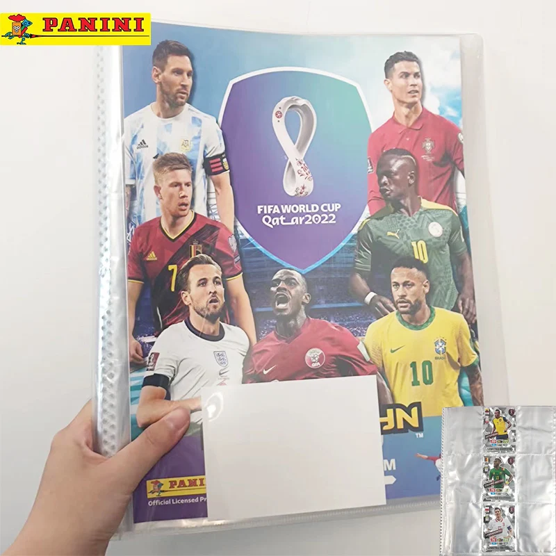 Nové Panini 2022 Futbalovej Hviezdy Krabica Qatar World Cup Soccer Star Zber Messi Futbalista Ronaldo Obmedzené Ventilátor Karty Box Set Obrázok 2 