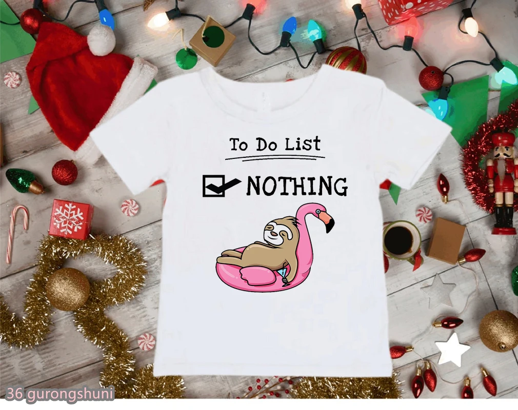 Axolotl Jeleň Cartoon Tlač Tričko Letné Topy Pre Dievčatá/Chlapci Veselé Vianoce Darček Deti Oblečenie Harajuku Kawaii T-Shirt Veľkoobchod Obrázok 2 
