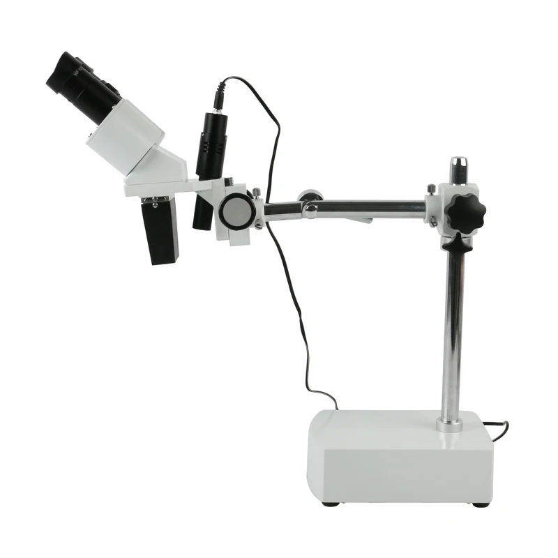 10X/20X 20X/40X Stereo Binokulárne Mikroskopom 230mm Pracovná Vzdialenosť + Boom Arm Pre PCB Spájkovanie Telefón Oprava Laboratória Anatómie Obrázok 2 