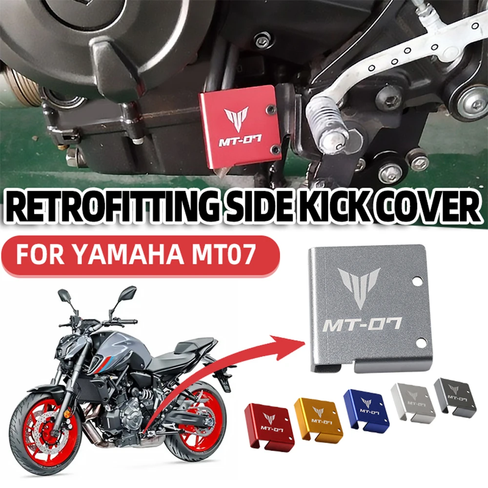 Pre Yamaha MT07 MT-07 FZ-07 2014 - 2022 Príslušenstvo Stojan Sidestand Strane Stánku Prepínač Chránič Stráže Ochranný Kryt Spp Obrázok 2 