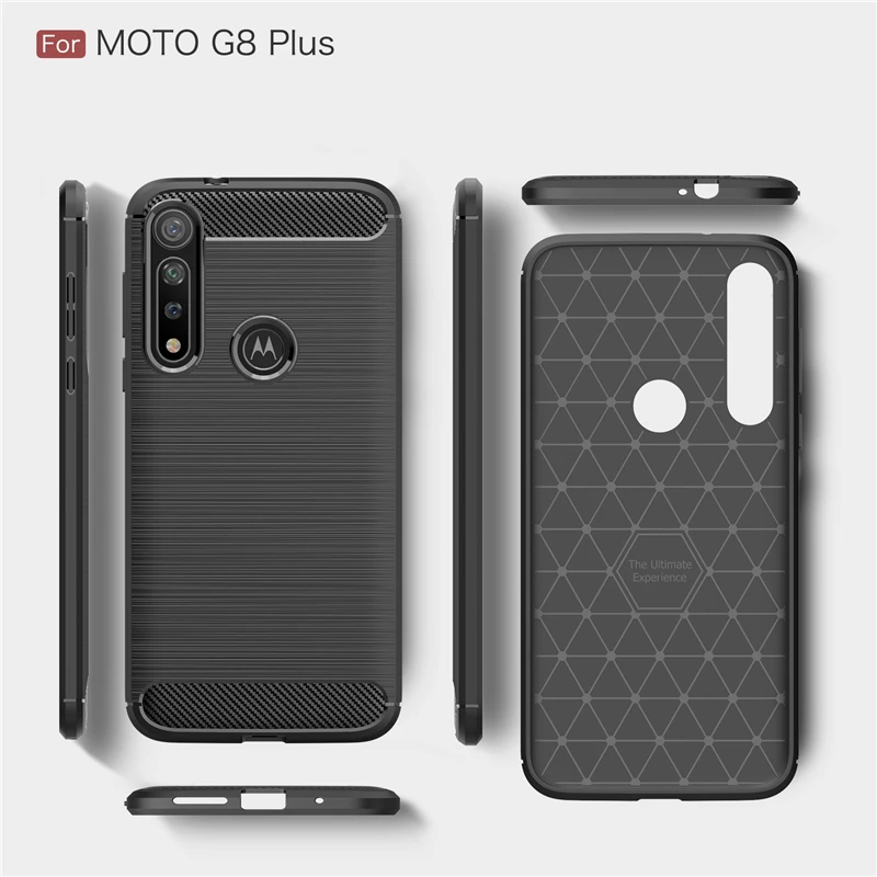 Prípad Motorola Moto G8 Plus Prípade Shockproof Nárazníka Uhlíkových Vlákien Kryt Pre Motorola Moto G8 Plus Telefón Pre Prípad Moto G8 Plus Obrázok 3 