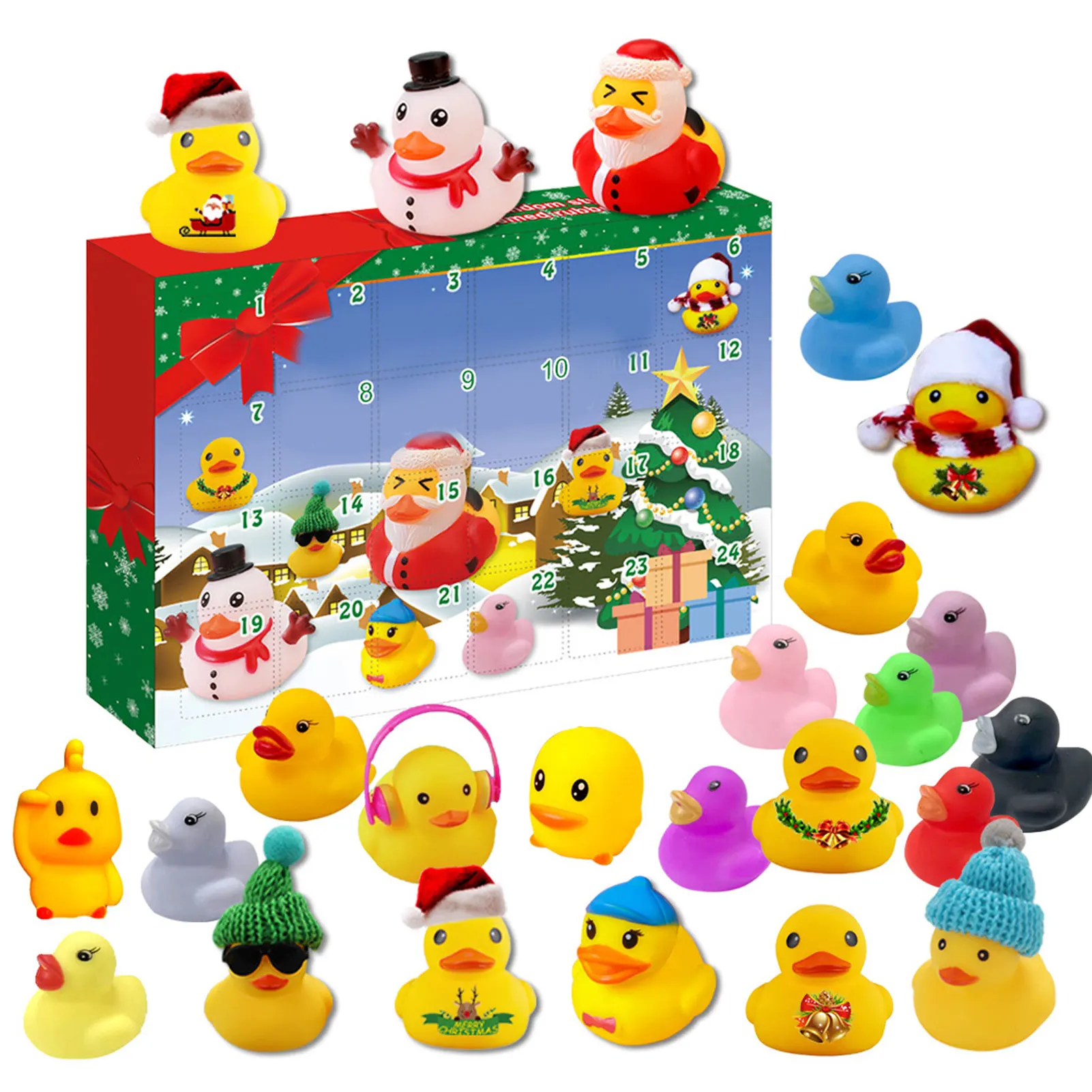 Vianočný Adventný Kalendár 24 Dní Zvierat Hračky Adventný Kalendár Vianočný Večierok Láskavosti Vianočné Odpočítavanie Kalendár Darček pre Dievčatá Chlapci Obrázok 4 