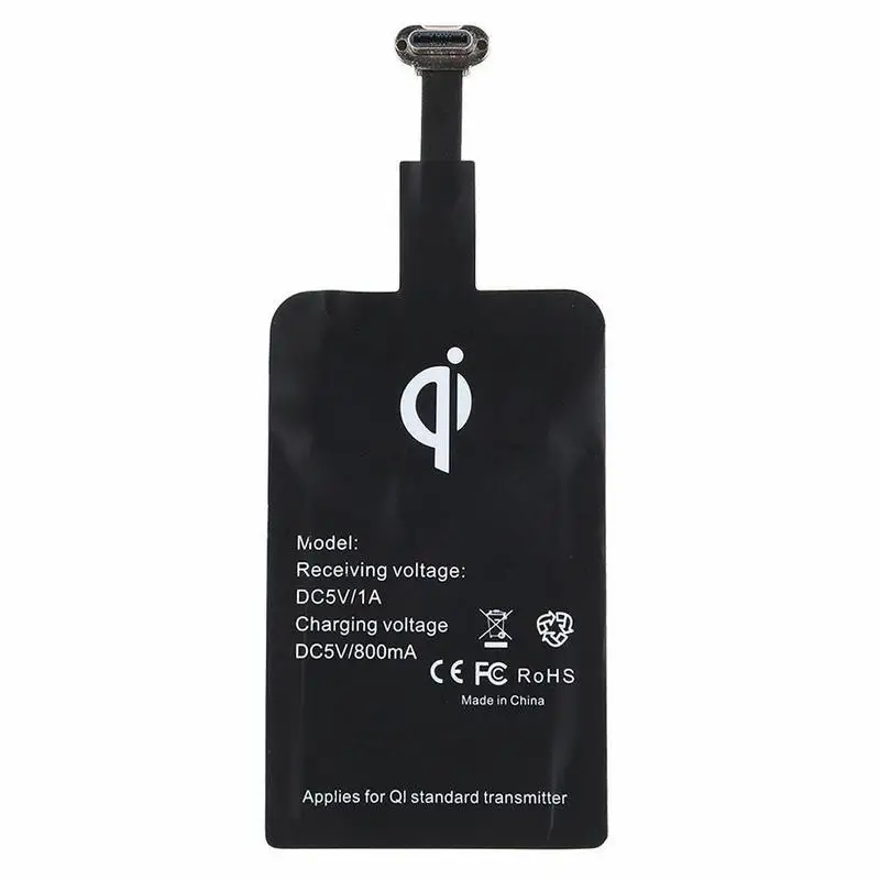 Bezdrôtové Qi Indukčnej Nabíjačky, Prijímač, Adaptér Nabíjania 5 Samsung Micro 6 USB Pad Pre iphone 7 IQ Dock TypeC huawei Connecter Obrázok 4 
