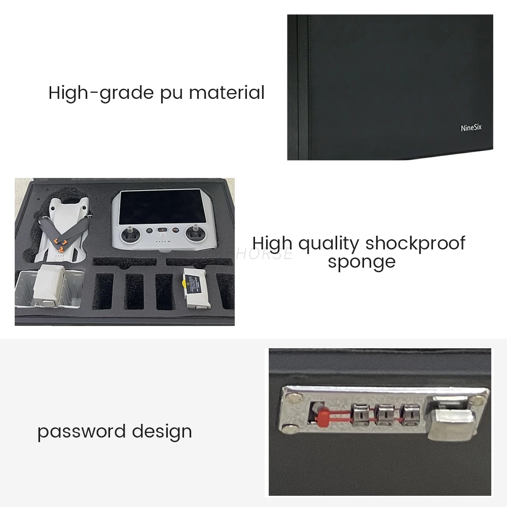Vhodné kožené heslo kufor Pre DJI Mini 3 pro Vodotesný Box Úložný Vak Mini 3 pro Drone Príslušenstvo Obrázok 4 