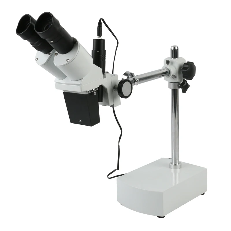 10X/20X 20X/40X Stereo Binokulárne Mikroskopom 230mm Pracovná Vzdialenosť + Boom Arm Pre PCB Spájkovanie Telefón Oprava Laboratória Anatómie Obrázok 4 
