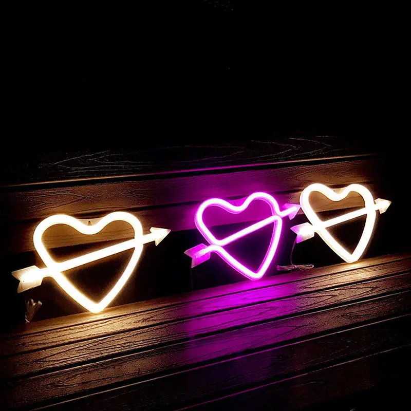 Svadobné Party Dekorácie Amor Láska Rainbow Neónový nápis-Neónové Svetlá pre Spálne Klub LED, Neónové Značky Stenu Decor Valentines Darček Obrázok 5 
