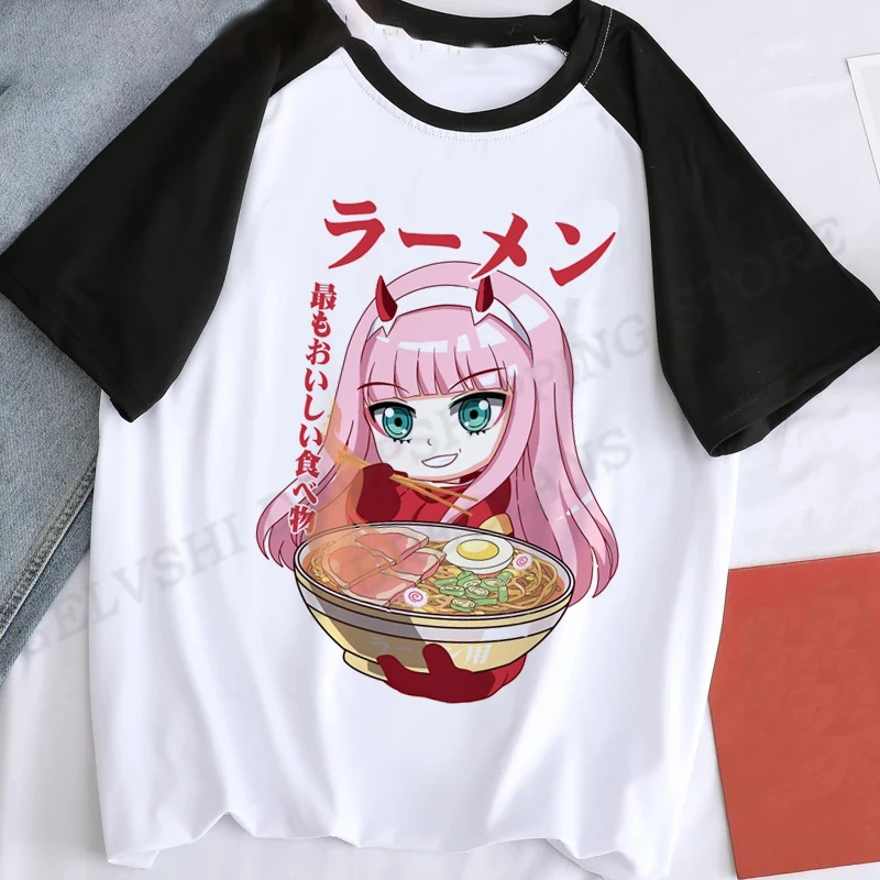 Letné Muži T-shirts Anime Miláčik V Franxx 3d Tlač T-shirt Muži Ženy Móda Hip Hop Topy Tee Nula Dva Tričko Camiseta Obrázok 5 